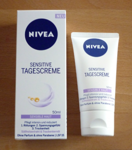 Tagescreme Tube+Verpackung