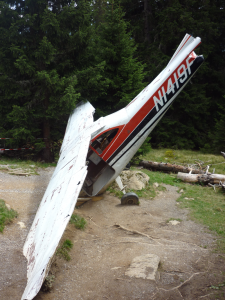 Abenteuerweg Flugzeugabsturz Serfaus