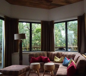 Center Parc Bispinger Heide Baumhaus Wohnzimmer